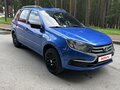 2021 Lada (ВАЗ) Granta I Рестайлинг, синий, 635000 рублей - вид 2