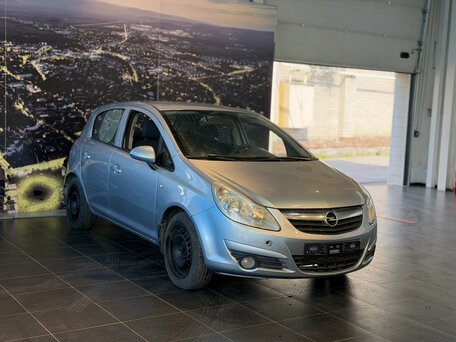 2008 Opel Corsa D, голубой, 400000 рублей, вид 1