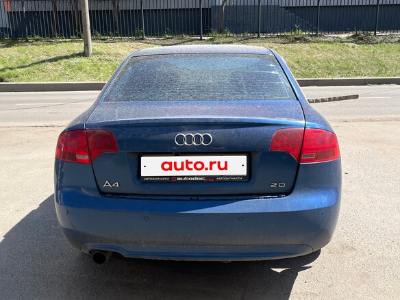 2007 Audi A4 III (B7), синий, 410000 рублей - вид 1