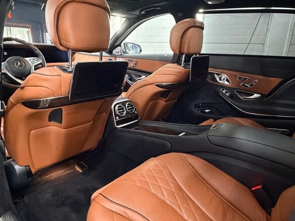 2019 Mercedes-Benz Maybach S-Класс 560 I (X222) Рестайлинг, зелёный - вид 14
