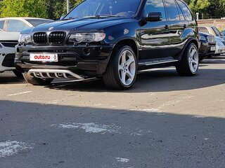 2002 BMW X5 4.6is I (E53), чёрный, 1150000 рублей, вид 3