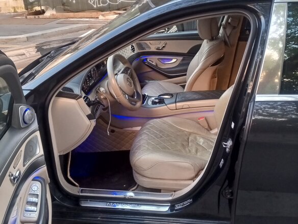 2019 Mercedes-Benz Maybach S-Класс 560 I (X222) Рестайлинг, чёрный, 4000000 рублей - вид 14