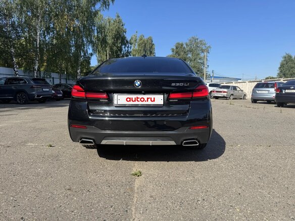 2021 BMW 5 серии Long 530Li xDrive VII (G30/G31/G38) Рестайлинг, чёрный, 4250000 рублей - вид 6