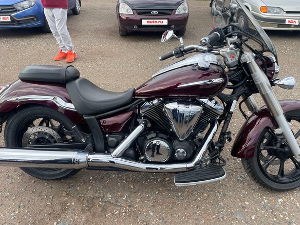 2008 Yamaha XVS950, красный, 749000 рублей
