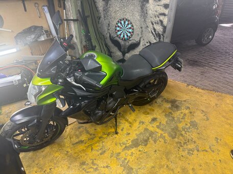 2015 Kawasaki ER-6N, зелёный, 350000 рублей, вид 3