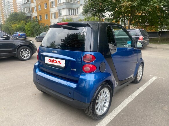 2010 Smart Fortwo II, чёрный - вид 4