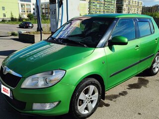 2013 Skoda Fabia II Рестайлинг, зелёный, 500000 рублей, вид 1