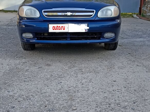2007 Chevrolet Lanos I, синий, 265000 рублей - вид 1