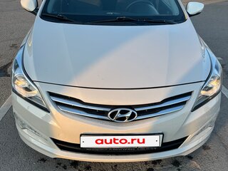 2016 Hyundai Solaris I Рестайлинг, белый, 685000 рублей, вид 2