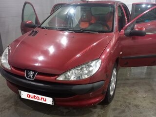 2007 Peugeot 206, красный, 270000 рублей, вид 1