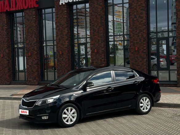 2016 Kia Rio III Рестайлинг, чёрный, 1050000 рублей - вид 6
