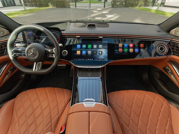 2026 Mercedes-Benz S-Класс 450 d Long 4MATIC VII (W223) Рестайлинг, чёрный - вид 19