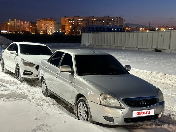 2012 Lada (ВАЗ) Priora I, серебристый, 360000 рублей - вид 3