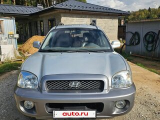 2004 Hyundai Santa Fe I, серебристый, 640000 рублей, вид 2