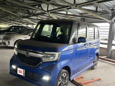 2019 Honda N-BOX II, синий, 1300000 рублей, вид 1