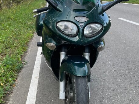 2002 Triumph Sprint ST, зелёный, 370000 рублей, вид 4