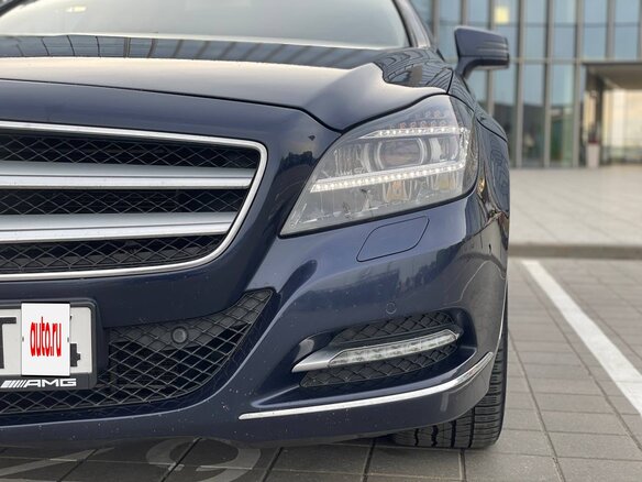 2013 Mercedes-Benz CLS 350 II (C218), синий, 1680000 рублей - вид 20