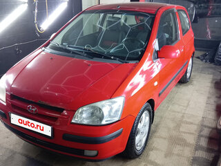 2005 Hyundai Getz I, красный, 400000 рублей, вид 1