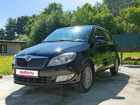2014 Skoda Fabia II Рестайлинг, чёрный, 650000 рублей, вид 1