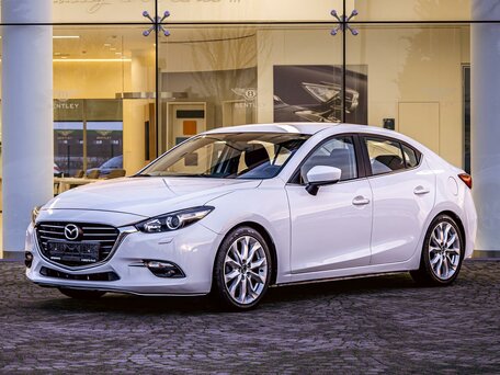 2018 Mazda 3 III (BM) Рестайлинг, белый, 1395000 рублей, вид 1