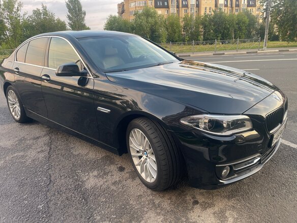 2015 BMW 5 серии 530d xDrive VI (F10/F11/F07) Рестайлинг, чёрный, 3620000 рублей