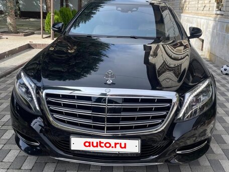 2015 Mercedes-Benz Maybach S-Класс 500 I (X222), чёрный, 7300000 рублей, вид 1