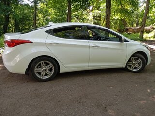 2013 Hyundai Elantra V (MD), белый, 950000 рублей, вид 4