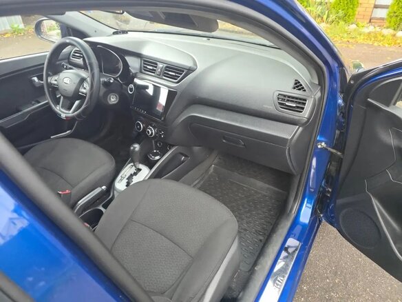 2013 Kia Rio III, синий, 520000 рублей - вид 6