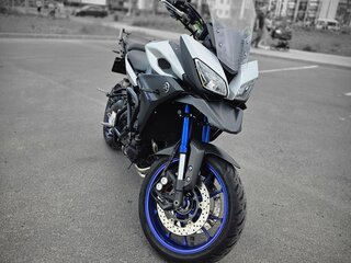 2015 Yamaha MT-09 Tracer (FJ-09), серебристый, 785000 рублей, вид 1