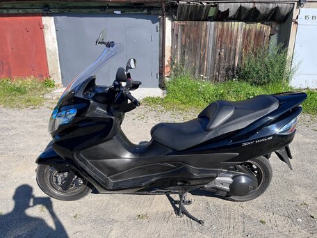 2012 Suzuki Burgman (SkyWave) 400, чёрный, 400000 рублей, вид 3