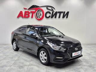 2018 Hyundai Solaris II, чёрный, 775000 рублей, вид 1