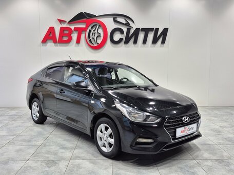 2018 Hyundai Solaris II, чёрный, 775000 рублей, вид 1