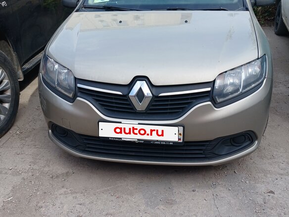 2018 Renault Logan II, бежевый, 800000 рублей - вид 2