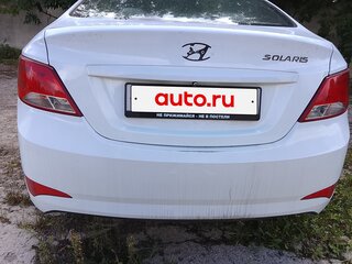 2016 Hyundai Solaris I Рестайлинг, белый, 650000 рублей, вид 3