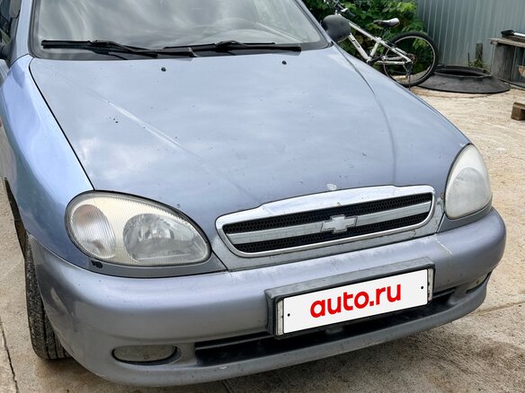 2007 Chevrolet Lanos I, серебристый, 155000 рублей - вид 1
