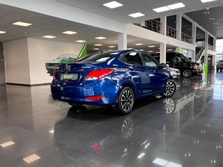 2015 Hyundai Solaris I Рестайлинг, синий, 890000 рублей, вид 2