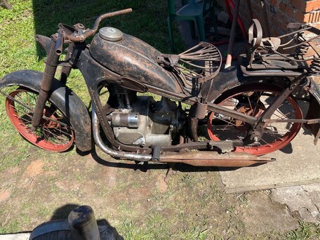 1951 BMW R 35, чёрный, 325000 рублей, вид 5