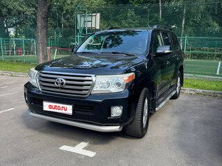 2012 Toyota Land Cruiser 200 Series Рестайлинг 1, чёрный, 3400000 рублей, вид 3