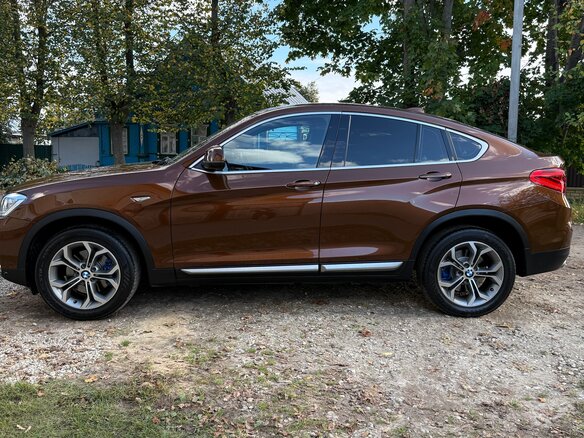 2018 BMW X4 20i I (F26), коричневый - вид 7