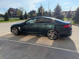 2014 Jaguar XF I Рестайлинг, зелёный, 1750000 рублей, вид 3