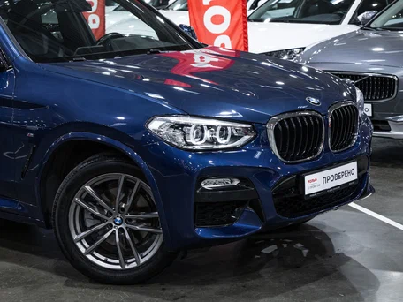 2018 BMW X3 20d xDrive III (G01), синий, 3561900 рублей, вид 5