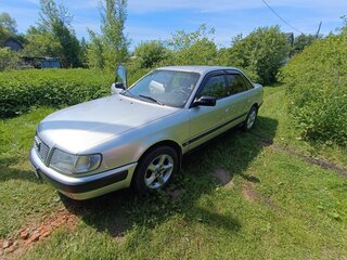 1992 Audi 100 IV (C4), серебристый, 400000 рублей, вид 1