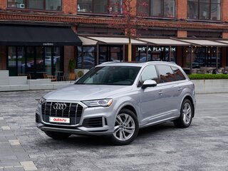 2021 Audi Q7 55 TFSI II (4M) Рестайлинг, серебристый, 5590000 рублей, вид 1