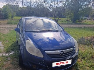 2007 Opel Corsa D, синий, 310000 рублей, вид 1