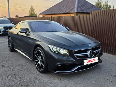 2015 Mercedes-Benz S-Класс AMG 63 AMG III (W222, C217), чёрный, 5680000 рублей, вид 2