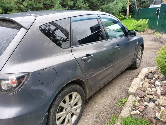 2007 Mazda 3 I (BK) Рестайлинг, серый - вид 3