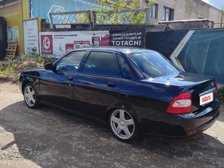 2007 Lada (ВАЗ) Priora I, чёрный, 180000 рублей, вид 4