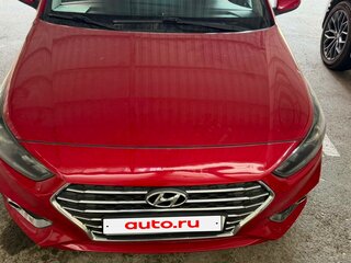 2018 Hyundai Solaris II, красный, 1135000 рублей, вид 2