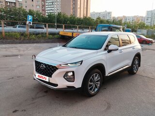 2019 Hyundai Santa Fe IV, белый, 2800000 рублей, вид 2