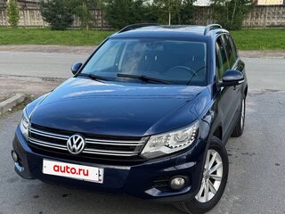2012 Volkswagen Tiguan I Рестайлинг, синий, 1145000 рублей, вид 3